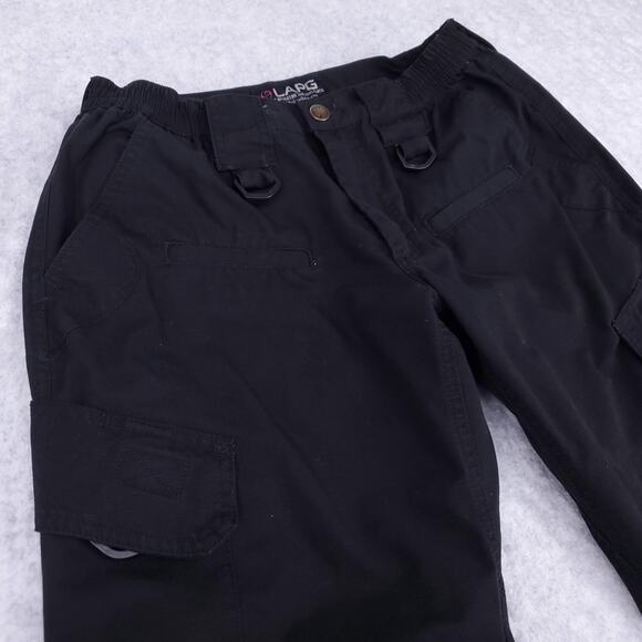LAPG Tactical Cargo Ripstop Pants Wmns 26 Black Drawstring Hem Tactical Outdoor - Picture 10 of 11